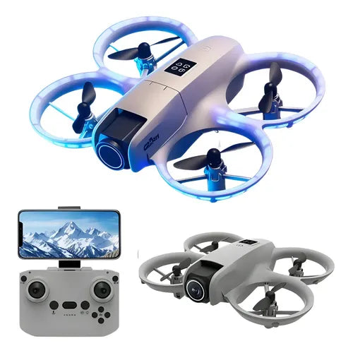 Drone Mini Cámara HD Conectividad WiFi 2.4 GHz 100M Alcance Color Gris | Grado B