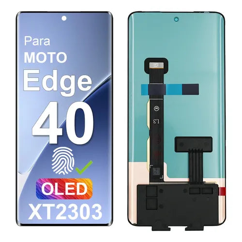 Pantalla LCD OLED con Marco para Motorola Moto Edge 40 Neo Color Negro | Grado B
