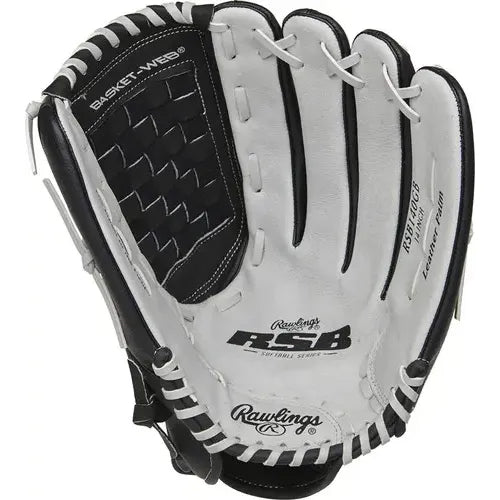 Rawlings | Guante de sóftbol Slowpitch RSB | Lanzamiento a la izquierda | 12 pulgadas - Red Basket GRADO A