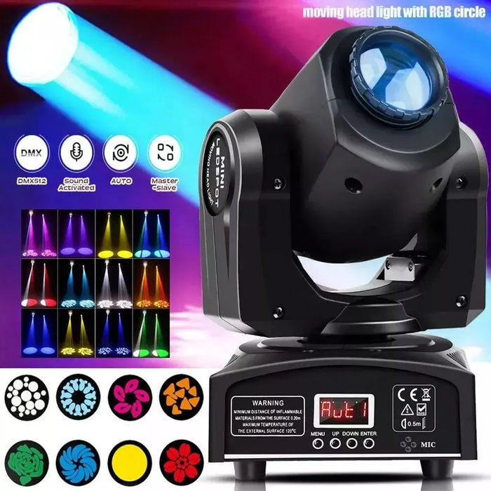 18 PRISMA 120W CABEZA MOVIL DJ LUZ LUCES CAÑON LED GRADO A
