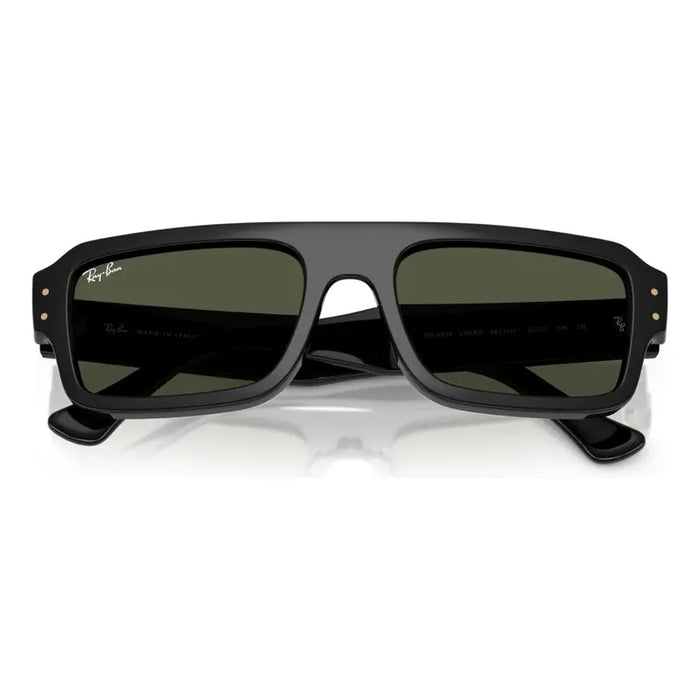 Gafas De Sol Ray-ban Lukas Rb445413985653, Color Marrón, Marco Negro, Varilla Negra, Lente Negra Negro Polarizado GRADO B