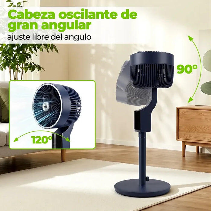 Ventilador De Piso Jwj 3 Velocidades 66.04 Cm 50hz Azul Policarbonato 3 GRADO B