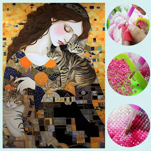 PINTURA DE DIAMANTE HECHA A MANO M1378