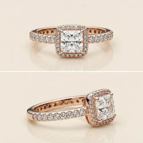 ANILLO DOBLE HALO BRILLANTE 3
