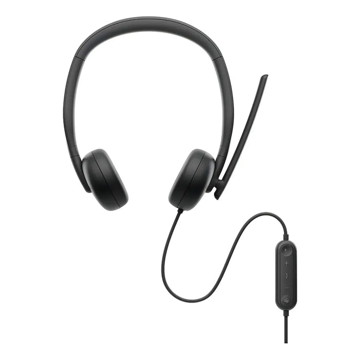 DIADEMA CON CABLE DELL PRO WH3024 USB-C NEGRO GRADO A