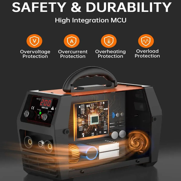 Mini Soldadoras Maquina Soldar Inverter Portatil Inversores Naranja GRADO B
