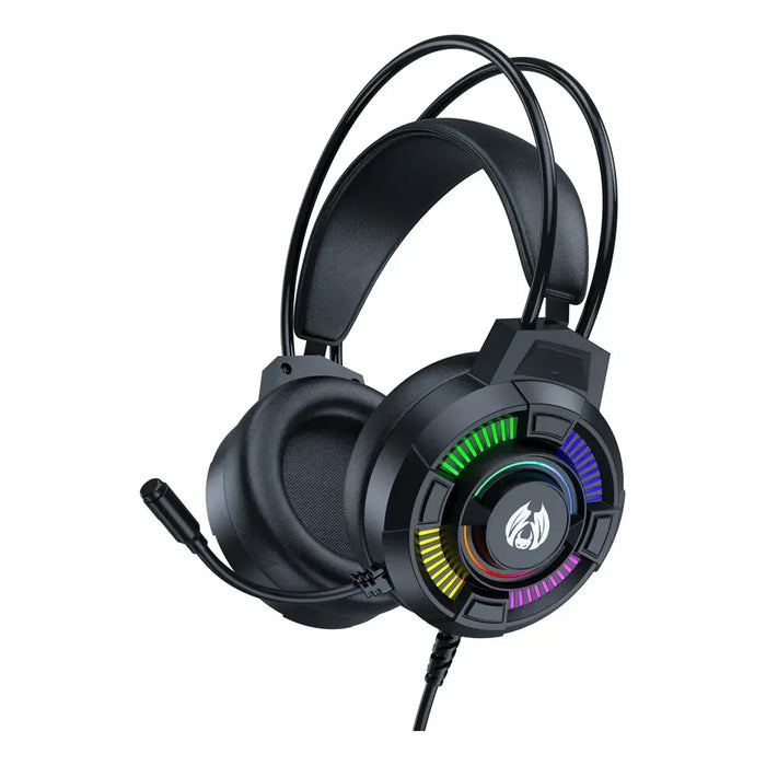 AUDÍFONOS GAMER CON MICRÓFONO LUCES RGB CON CABLE NEGROS 7.1