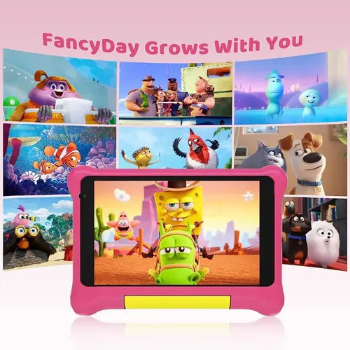 TABLET MODERNESS TK707 PARA NIÑOS DE 7 CON 32GB Y ANDROID 12 ROSA