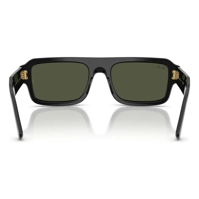 Gafas De Sol Ray-ban Lukas Rb445413985653, Color Marrón, Marco Negro, Varilla Negra, Lente Negra Negro Polarizado GRADO B