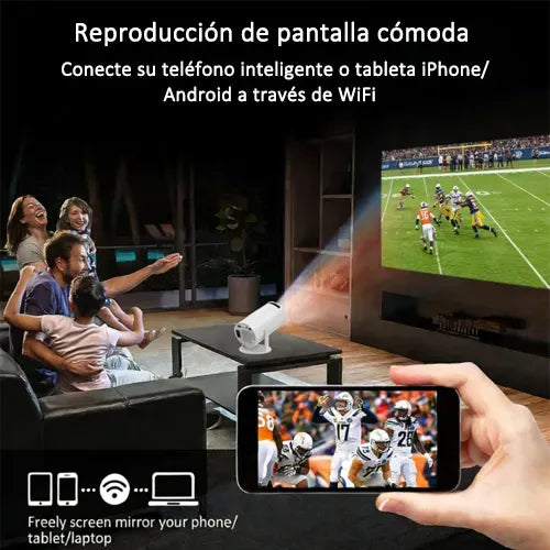 Proyector Profesional De Juegos 4k 1080p Led Con 2 Gamepads  GRADO B