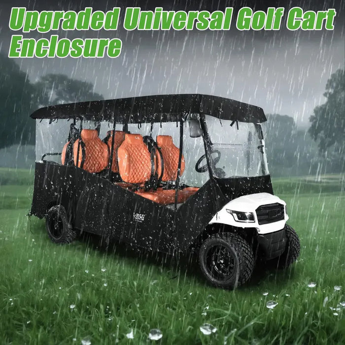 Golf Cart Enclosure 6 Passenger Universal Fit 10L0L Golf Cart GRADO B