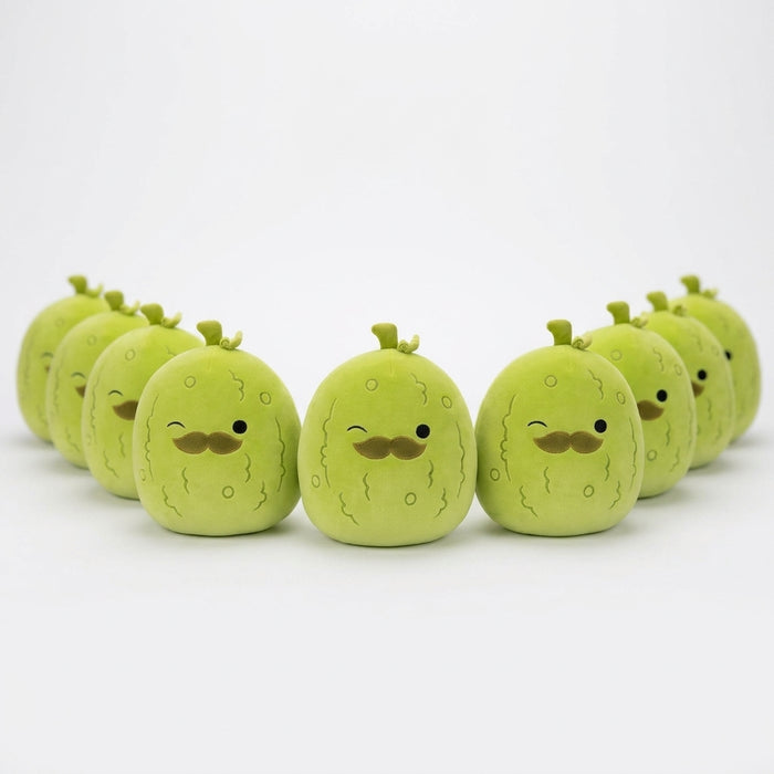 GRAN LOTE DE 10 PELUCHES Squishmallows Peluche 12 Pulgadas Pepinillo con Bigote Verde Claro | Grado A