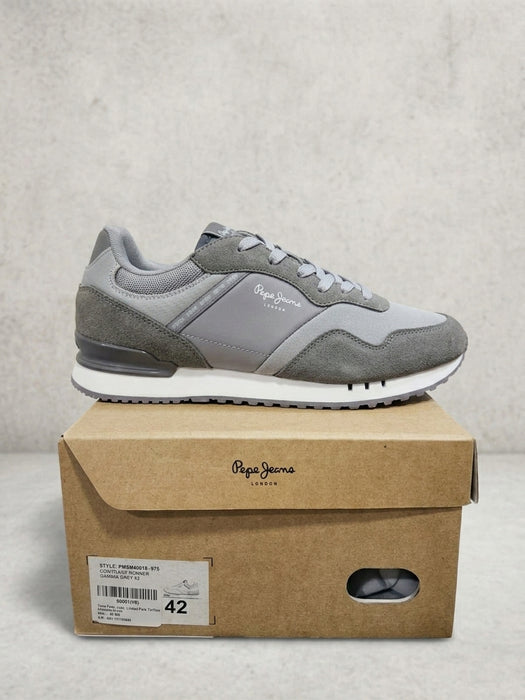 Tenis Pepe Jeans London Para Hombre Contrast Runner Talla #7mx (Grado B)