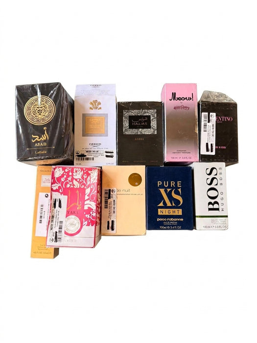 GRAN LOTE DE 10 PERFUMES GRADO B.21