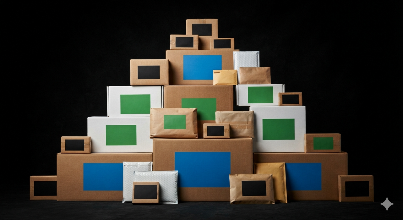 Caja de 20 Paquetes Perdidos (Surtidos, Sorpresa)