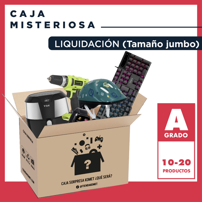 Caja Misteriosa de Liquidación - Grado A - TiendaKomet México