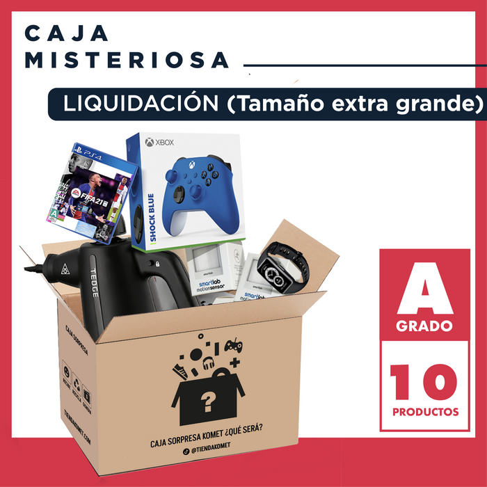 Caja Misteriosa de Liquidación - Grado A - TiendaKomet México