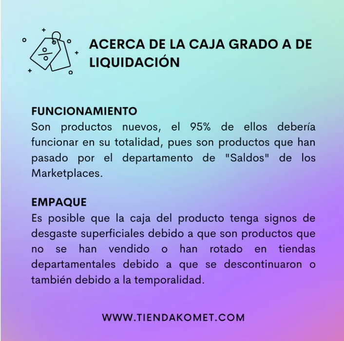Caja Misteriosa de Liquidación - Grado A - TiendaKomet México