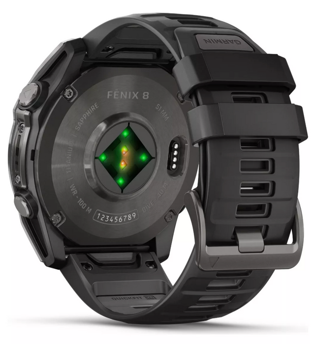 Monitor Garmin Fénix 8 51mm Amoled Safiro GRADO A