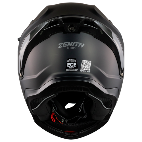 CASCO XKOV ZENITH NEGRO MATE CERTIFICADO EUROPEO ECE 22.06 M  GRADO B