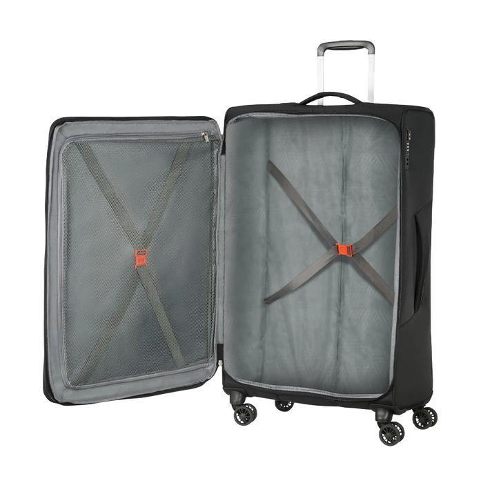 MALETA AMERICAN TOURISTER SUMMERFUNK NAVY  6724 EXP TSA AZUL LISA GRADO A