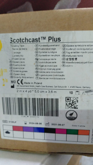 VENDA YESO 3M SCOTCHCAST 82002 PLUS BLANCA 2X4 YARDAS GRADO B