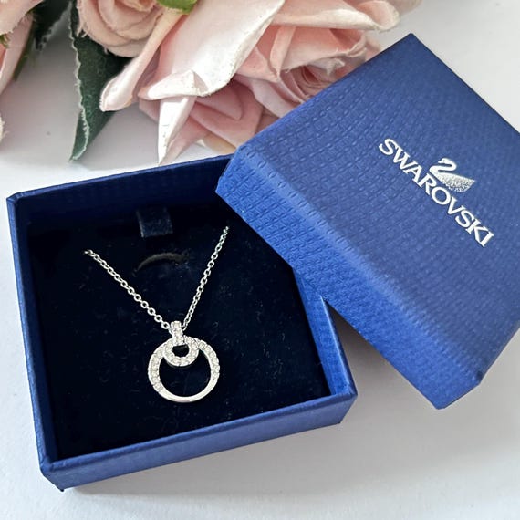 Collar Minimalista de Cristal con Caja de Regalo | Grado B