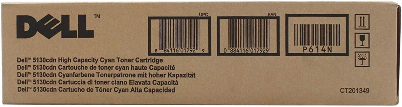 Dell P614N Cyan Toner Cartridge 5130cdn Color Laser Printer GRADO B