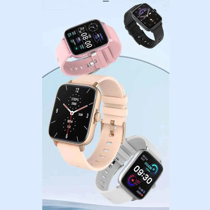 SMARTWATCH COLMI P SERIES P28 PLUS 1.69  CAJA 36MM DE ALEACION NEGRA, MALLA  NEGRA DE  SILICONA GRADO A