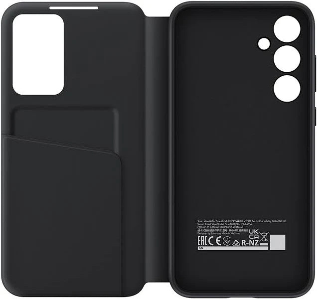 FUNDA PARA GALAXY A35 SMART VIEW WALLET COVER COLOR: BLACK NEGRO LISO GRADO A
