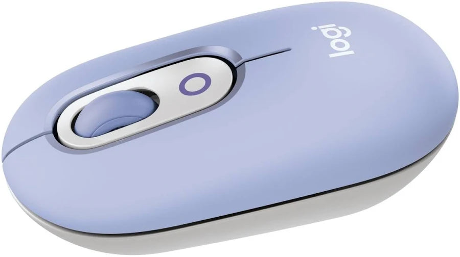 MOUSE LOGITECH POP WIRELESS BLUETOOTH COMPACT LILAC GRADO A