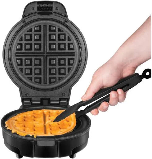 WAFFLE MAKER CHEFMAN ANTI-OVERFLOW BELGIAN BLACK 700W 120V GRADO B