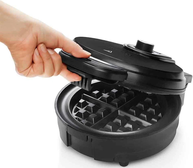 WAFFLE MAKER CHEFMAN ANTI-OVERFLOW BELGIAN BLACK 700W 120V GRADO B