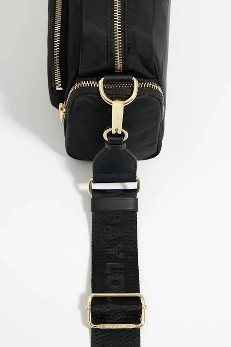 BANDOLERA MUJER BIMBA Y LOLA MULTIBOLSILLOS MEDIANA NEGRA GRADO B