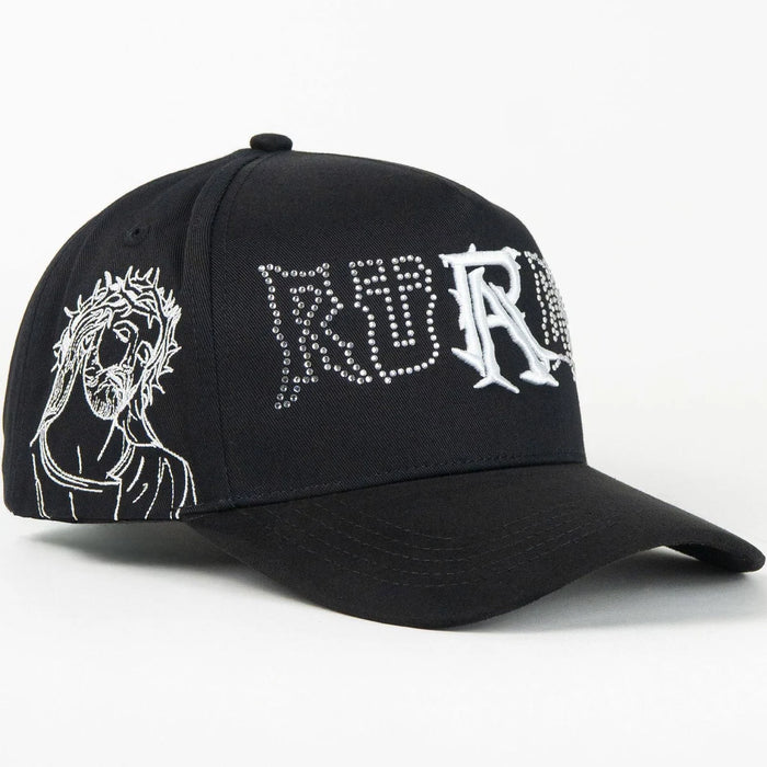 Gorra Rude Awakenings Rude Triple Black Crystals Hombre GRADO A