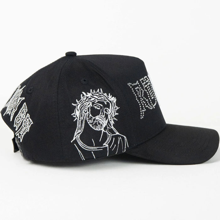 Gorra Rude Awakenings Rude Triple Black Crystals Hombre GRADO A