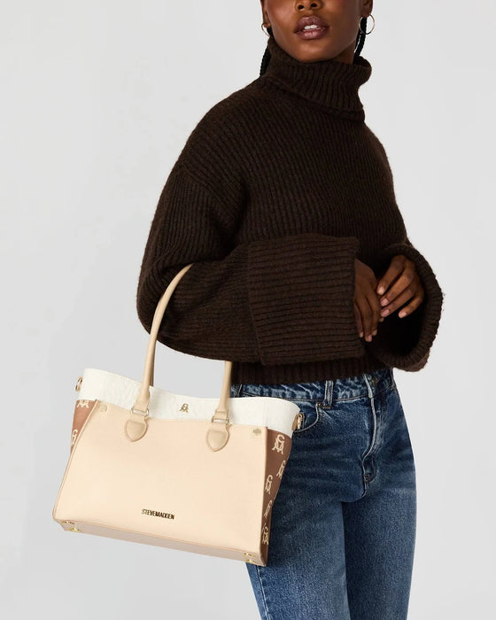 Steve Madden Bolsa Tote Bmario-A Natural GRADO B