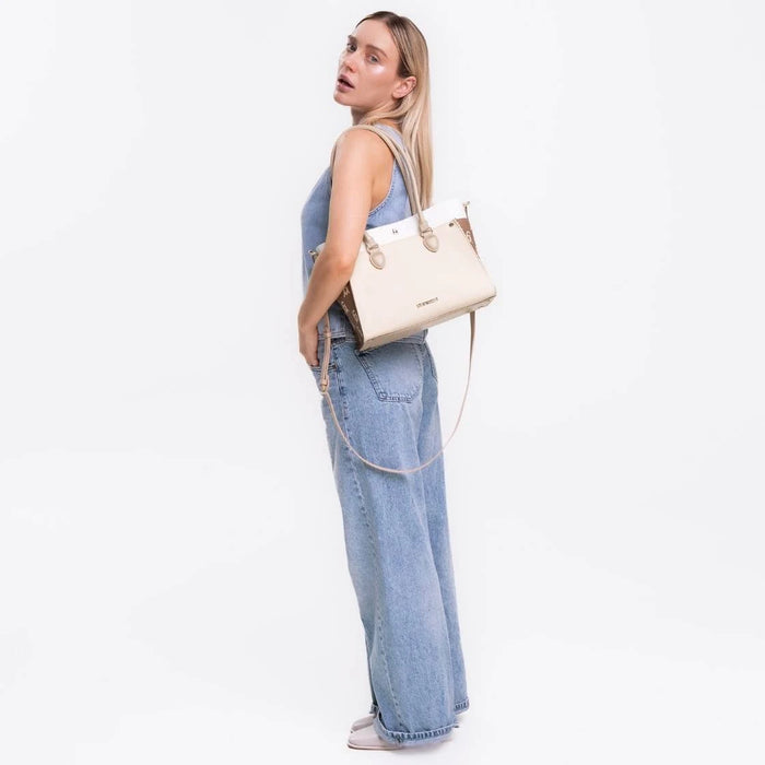 Steve Madden Bolsa Tote Bmario-A Natural GRADO B