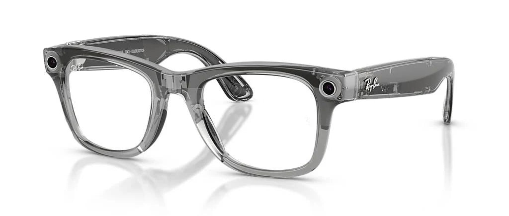 Lentes Wayfarer 2a Generación Sk-1001845-01 Meta Ray-ban Zafiro Gris Transitions GRADO A