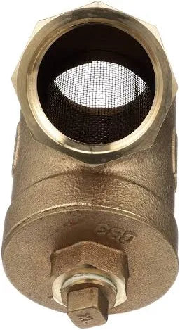 Zurn Wilkins 112-SXL - Colador tipo Wye de bronce fundido SXL de 1-1/2 pulgadas, sin plomo GRADO B