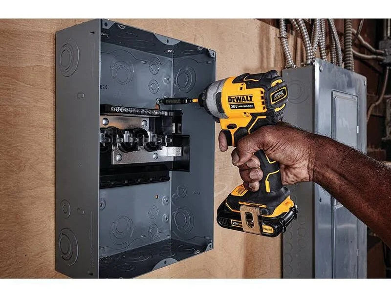 Destornillador De Impacto 1/4 20v Brushlees Dewalt Dcf809d1 Color Amarillo GRADO B