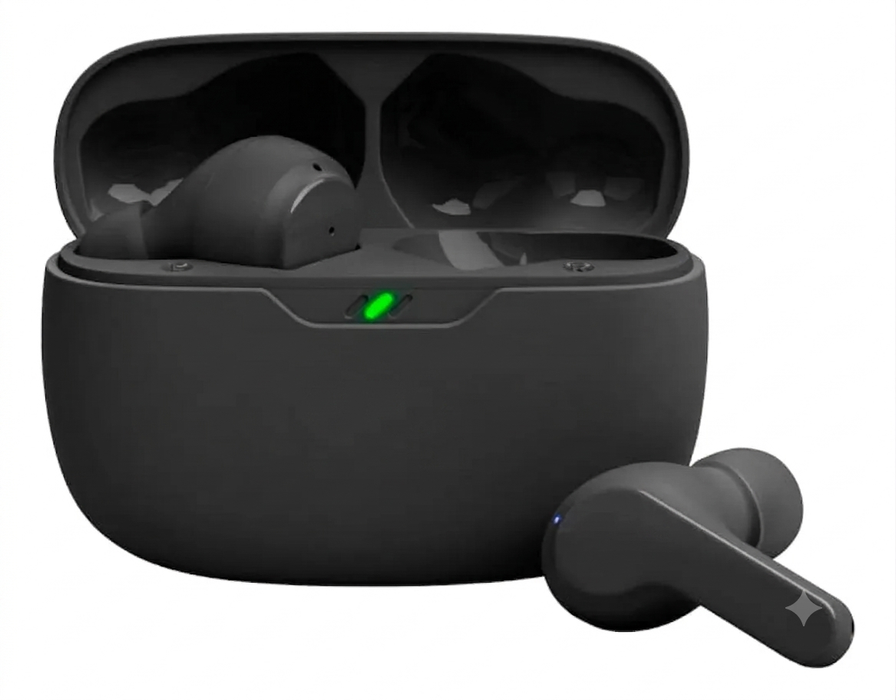 AudÃ­fonos InalÃ¡mbricos TIPO Jbl Vibe Beam True Wireless - Negros Color Negro Color De La Luz Negro GRADO B